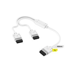 CORSAIR DIY Y-CABLE ICUE LINK (1X600MM) WITH STRAIGHT CONNECTORS - WHITE - CL-9011132-WW