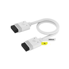 CORSAIR DIY CABLE ICUE LINK (2X200MM) WITH STRAIGHT CONNECTORS - WHITE - CL-9011128-WW