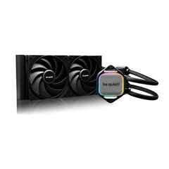 BEQUIET CPU HYDRO COOLER PURE LOOP 2 240MM BW017, INTEL 1700/1200/1150/1151/1155, AMD AM45/AM4, SQUARE ARGB ILLUMINATING COOLING BLOCK, 2X FAN PURE WINGS 3 120MM, 3YW.