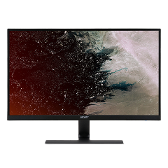 ACER MONITOR NITRO RG240YBMIIX, LCD TFT LED IPS, 23.8", 16:9, 250 CD/M2, 100M:1, 1MS, 75HZ, 1920X1080, 2X HDMI/D-SUB/HP OUT, 2X2WATT  SPEAKERS, GAMING, BLACK, 2YW.