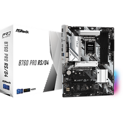 ASROCK MB B760 PRO RS/D4, SOCKET INTEL LGA1700 14TH/13TH/12TH GEN INTEL CPU, CS INTEL B760, 4 DIMM DDR4, HDMI/DP, 2.5 GIGABIT LAN, ATX, 3YW
