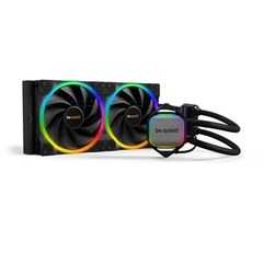 BEQUIET CPU HYDRO COOLER PURE LOOP 2 FX 280MM BW014, INTEL 1700/1200/2066/1150/1151/1155/2011(-3), AMD AM5/AM4, SQUARE ARGB ILLUMINATING COOLING BLOCK, 2X FAN ARGB LIGHT WINGS 140MM, 3YW.