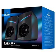 SVEN 2.0 SPEAKERS 305 BLACK USB 2X3W (SV-021665)