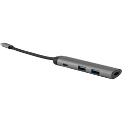 VERBATIM USB-C DOCKING STATION ΜΕ HDMI 4K PD ΜΑΎΡΟ