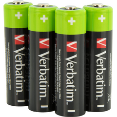VERBATIM RECHAR BATTERY AA 4 PACK