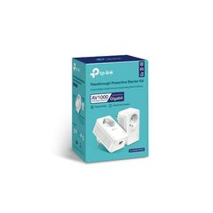 TP-LINK AV1000 GIGABIT PASSTHROUGH POWERLINE STARTER KIT (TL-PA7017P KIT)