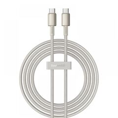 BASEUS CABLE USB-C TO USB-C  GOLD 100W 2M (P10319800G21-01) (BASP10319800G21-01)