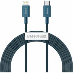 BASEUS SUPERIOR SERIES CABLE USB-C TO IP 20W PD 2M BLUE (CATLYS-C03) (BASCATLYS-C03)