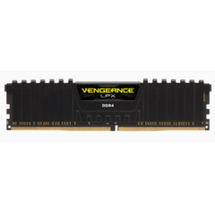CORSAIR RAM DIMM XMS4 8GB CMK8GX4M1E3200C16, DDR4, 3200MHZ, LATENCY 16-20-20-38, 1.35V, VENGEANCE LPX, XMP 2.0, BLACK, LTW.