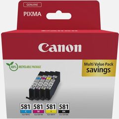 CANON ΜΕΛΆΝΙ INKJET CLI-581 CMYK (2103C007) (CANCLI-581MP)