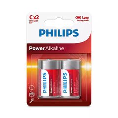 PHILIPS POWER ΑΛΚΑΛΙΚΈΣ ΜΠΑΤΑΡΊΕΣ C 1.5V 2ΤΜΧ (LR14P2B/10) (PHILR14P2B-10)
