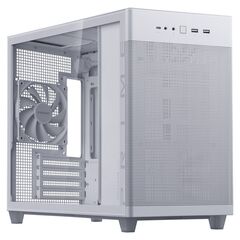 ASUS CASE PRIME AP201 TEMPERED GLASS MICROATX WHITE