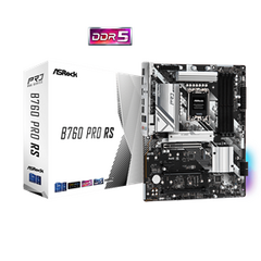 ASROCK B760 PRO RS, SOCKET INTEL LGA1700 14TH/13TH/12TH GEN INTEL CPU, CS INTEL B760, 4 DIMM SOCKETS DDR5, DP/HDMI/EDP, LAN GIGABIT, ATX, 3YW