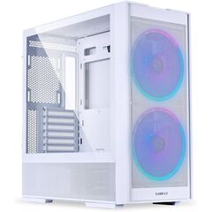 LIAN LI LANCOOL 206 WHITE - ATX PC CASE W. 2 X FRONT 160 PWM FANS (ARGB)