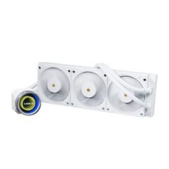 LIAN LI GALAHAD II TRINITY PERFORMANCE 360 WHITE - AIO GPU LIQUID COOLER WITH PERFORMANCE FANS