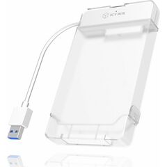 RAIDSONIC ICY BOX ΘΉΚΗ ΓΙΑ ΣΚΛΗΡΌ ΔΊΣΚΟ 2.5" SATA III ΜΕ ΣΎΝΔΕΣΗ USB 3.0 ΣΕ ΔΙΆΦΑΝΟ ΧΡΏΜΑ (IB-AC703-U3) (RSCIB-AC703-U3)