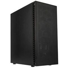 KOLINK OBSERVATORY HF MESH PWM MIDI TOWER CASE - BLACK (WITH 3X120MM BLACK PWM FANS)