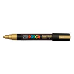 UNI-BALL ΜΑΡΚΑΔΟΡΟΙ POSCA PC-5M MEDIUM GOLD (PC5MMGLD) (UNIPC5MMGLD)