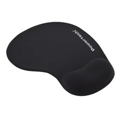 POWERTECH MOUSE PAD PT-1293 ΜΕ ΣΤΉΡΙΓΜΑ ΚΑΡΠΟΎ, 23X19X1.8CM, ΜΑΎΡΟ