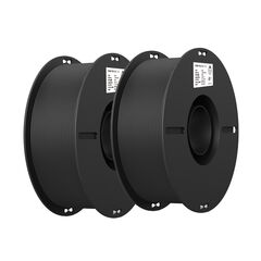CREALITY EN-PLA VALUE PACK, BLACK - BLACK 1+1KG ENDER 3D PRINTER FILAMENT 3301010346