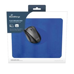 MEDIARANGE FLAT MOUSEPAD 250X220X3MM BLUE (MROS254)