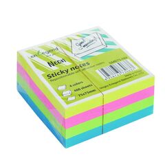 ENLEGEND ΑΥΤΟΚΌΛΛΗΤΕΣ ΣΗΜΕΙΏΣΕΙΣ 75Χ75, 400Φ.,4 ΧΡΏΜΑΤΑ NEON (SMB75-NM) (ENLSMB75-NM)