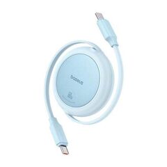 BASEUS FREE2PULL MINI USB-C TO USB-C 60W USB CABLE 1M BLUE (P10364500311-01) (BASP10364500311-01)