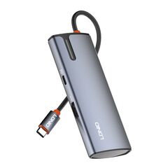 LDNIO DOCKING STATION DS-15H, 5 ΘΥΡΏΝ, USB-C ΣΎΝΔΕΣΗ, 4K, 100W PD, ΓΚΡΙ