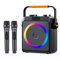 JYX ΦΟΡΗΤΌ ΗΧΕΊΟ T19-T ΜΕ 2X ΜΙΚΡΌΦΩΝΑ, 18W, 3000MAH, LED, ΜΑΎΡΟ