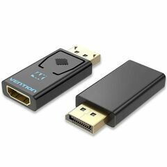 VENTION DISPLAYPORT MALE TO HDMI FEMALE ADAPTER BLACK (HBMB0) (VENHBMB0)