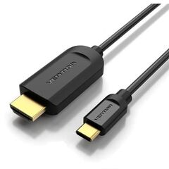 VENTION TYPE-C TO HDMI CABLE 1.5M BLACK (CGUBG) (VENCGUBG)