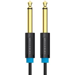 VENTION 6.5MM MALE TO MALE AUDIO CABLE 0.5M BLACK (BAABD) (VENBAABD)