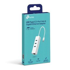 TP-LINK USB TYPE-C 3-PORT HUB AND GIGABIT ETHERNET ADAPTER UE330C