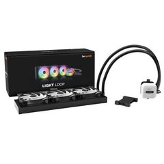 BEQUIET CPU HYDRO COOLER LIGHT LOOP 360MM BW022, INTEL SOCKET LGA 1700/1200/2066/1150/1151/1155, AMD AM5/AM4, SQUARE ARGB ILLUMINATING COOLING BLOCK, 3X FAN LIGHT WINGS LX 120MM PWM HIGH SPEED, BLACK, 3YW.