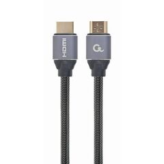GEMBIRD HDMI 2.0 BRAIDED CABLE HDMI MALE - HDMI MALE 1M ΑΣΗΜΊ (CCBP-HDMI-1M) (GEMCCBP-HDMI-1M)