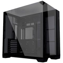 LIAN LI O11 VISION COMPACT BLACK - BLACK EATX(UNDER 280MM)/ATX 2 TOP PANELS 360AIO TOWER PC CASE