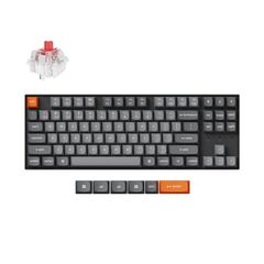KEYCHRON K8 MAX (K8M-B1) QMK WIRELESS MECHANICAL KEYBOARD RED SWITCH RGB 80% US LAYOUT