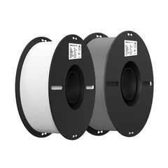 CREALITY EN-PLA VALUE PACK, WHITE - GREY 1+1KG ENDER 3D PRINTER FILAMENT 3301010365
