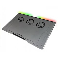 ESPERANZA BOREAS ΒΆΣΗ ΣΤΉΡΙΞΗΣ ΓΙΑ LAPTOP ΈΩΣ 19" ΜΕ 3 ΑΝΕΜΙΣΤΉΡΕΣ ΚΑΙ ΦΩΤΙΣΜΌ ΓΚΡΙ (EGC108) (ESPEGC108)