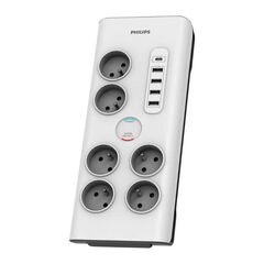 PHILIPS ΠΟΛΎΠΡΙΖΟ 6 ΘΈΣΕΩΝ 2M ΛΕΥΚΌ (SPN7060WA/60) (PHISPN7060WA-60)