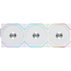 LIAN LI UNI FAN TL WIRELESS REVERSE 120 WHITE (3PCS & CONTROLLER) CASE FAN