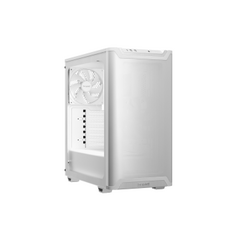 BEQUIET PC CHASSIS PURE BASE 501 AIRFLOW WINDOW WHITE BGW75, MIDI TOWER ATX, W/O PSU, FRONT: 1X PURE WINGS 3 140MM PWM, REAR: 1X PURE WINGS 3 140MM PWM, 3YW.
