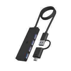 RAIDSONIC ICY BOX USB 3.2 HUB ΜΕ ΣΎΝΔΕΣΗ USB-A / USB-C (IB-HUB1424-C3) (RSCIB-HUB1424-C3)
