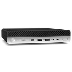 HP PC ELITEDESK 800 G4 TINY, REFURBISHED GRADE A REPAINTED, I5-8500T, 8/128GB SSD, FREEDOS