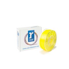 REAL PLA 3D PRINTER FILAMENT - SATIN SUN - SPOOL OF 0.75KG – 2.85MM (REALPLASATINSUN750MM285)