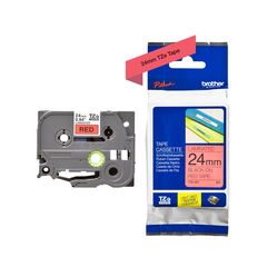 BROTHER P-TOUCH LAMINATED BLACK ON RED 8M X 24MM (TZE451) (BROTZE451)