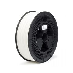 REAL PETG 3D PRINTER FILAMENT WHITE- SPOOL OF 5KG - 2.85MM (REALPETGRWHITE5000MM285)