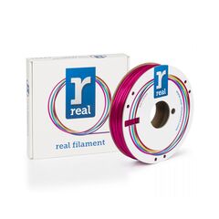 REAL PLA 3D PRINTER FILAMENT - SATIN RED - SPOOL OF 0.5KG – 2.85MM (REALPLASATINSCARLET500MM285)