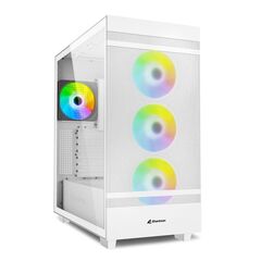 SHARKOON REBEL C50 RGB GAMING FULL TOWER ΚΟΥΤΊ ΥΠΟΛΟΓΙΣΤΉ ΜΕ ΠΛΑΪΝΌ ΠΑΡΆΘΥΡΟ ΛΕΥΚΌ (REBELC50WRGB) (SHRREBELC50WRGB)