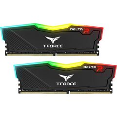 TEAMGROUP ΜΝΉΜΗ RAM DDR4 16GB KIT 2X8GB PC 3600 TEAM T-FORCE DELTA RGB TF3D416G3600HC18JDC01 (TF3D416G3600HC18JDC01)